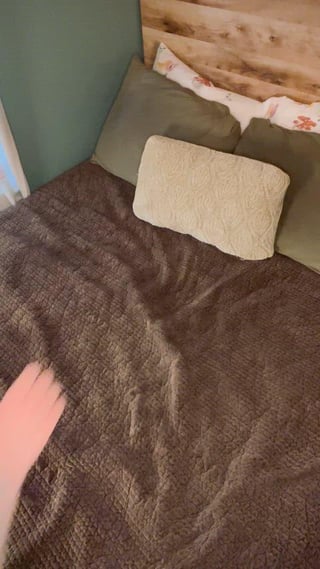 having fun in my bed