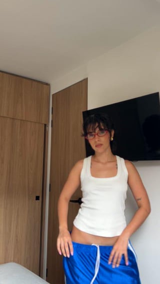 Flexing naked