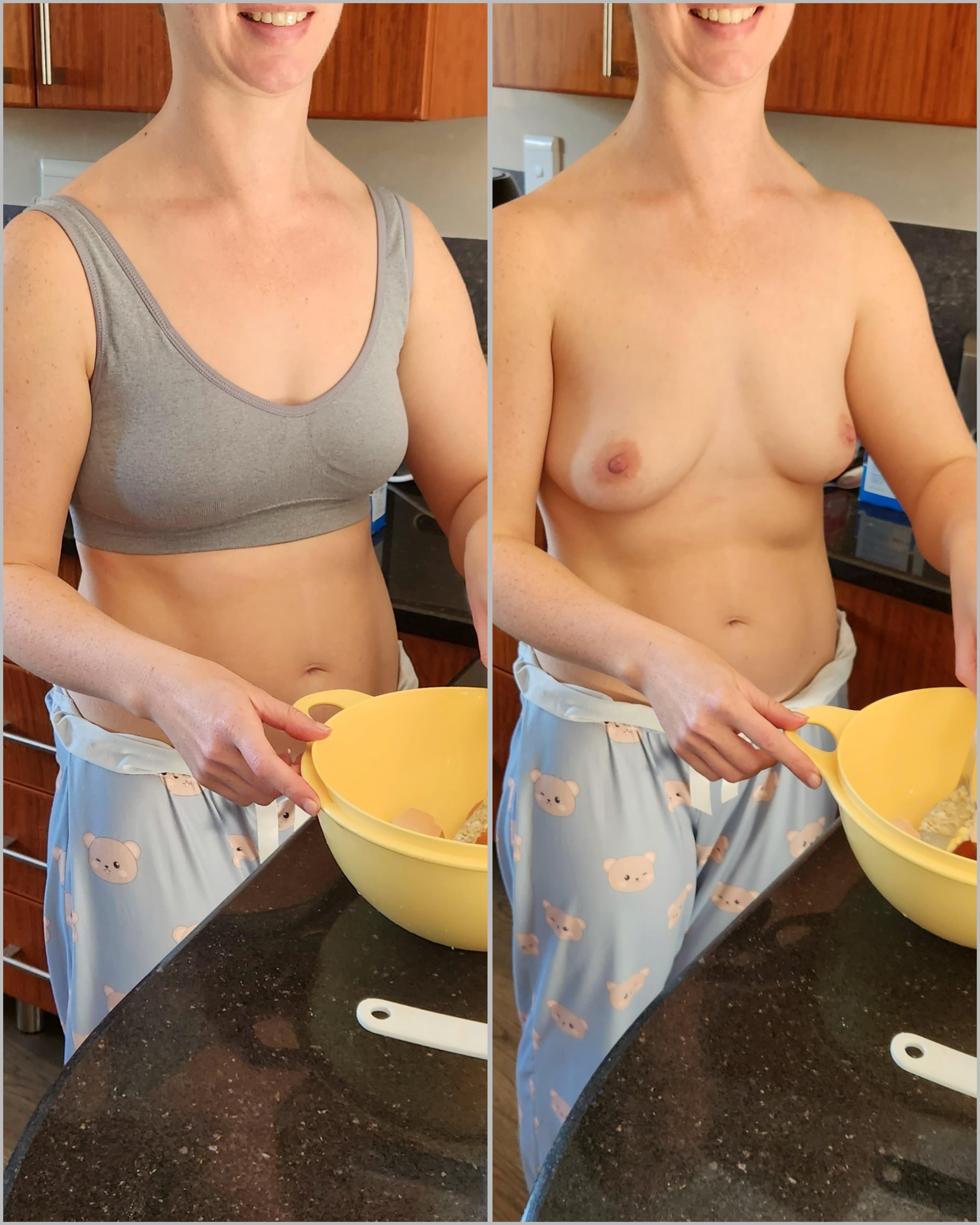 A good girl makes you breakfast, but a great girl does it topless