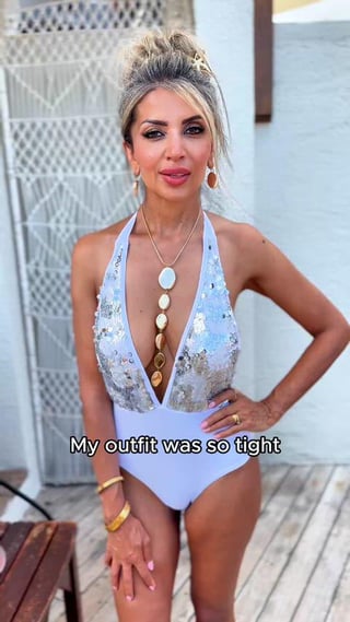 This is why I love wearing tight outfits without panty