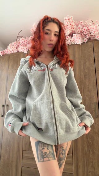 The sweater was getting in the way