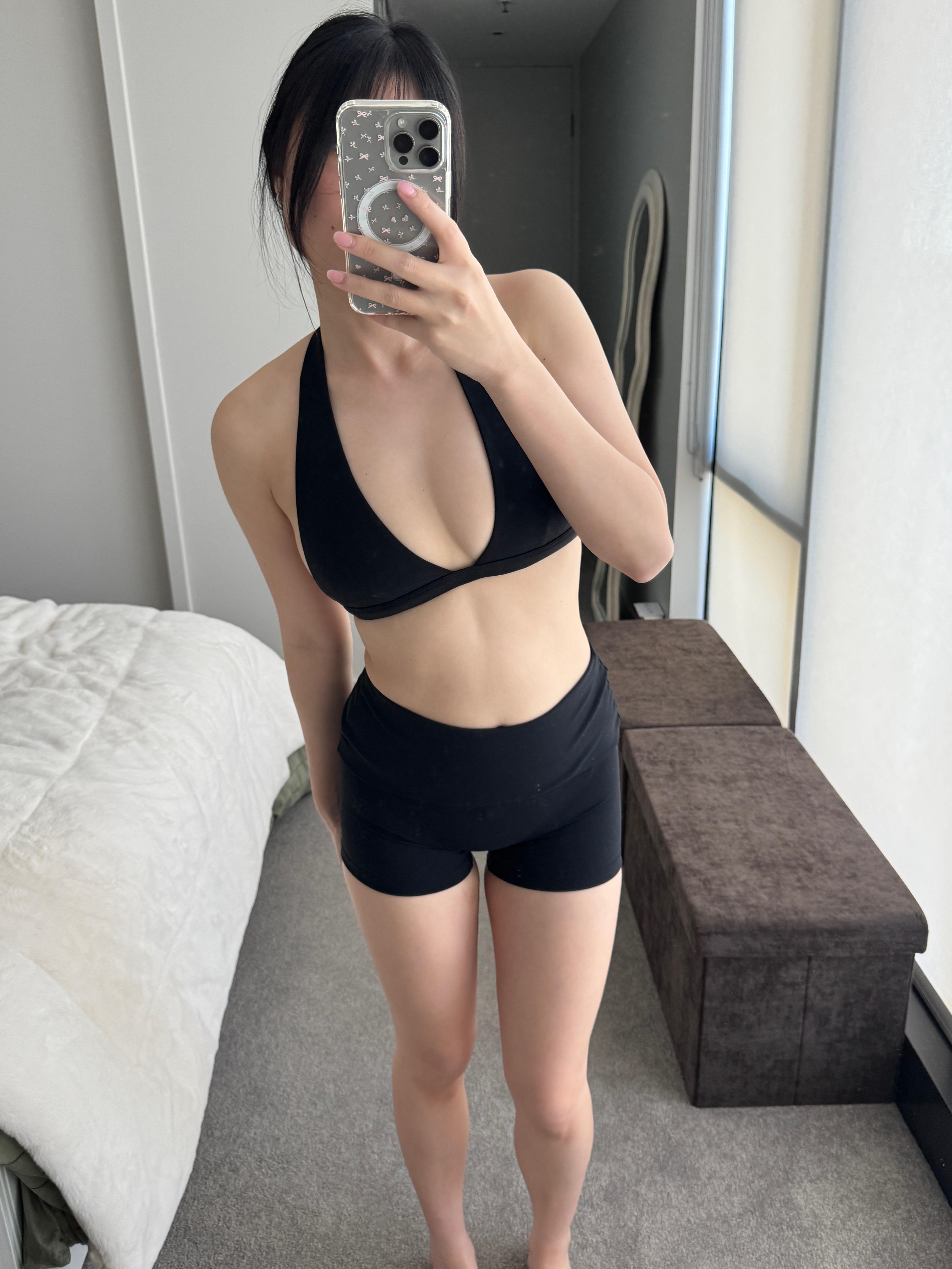 Getting ready for pilates 😊
