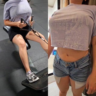 At the gym vs at home
