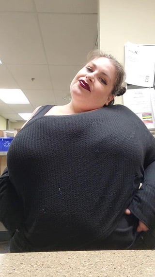 some tits and tummy fresh from work