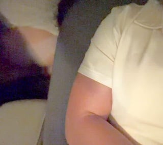 Look how happy my cuck hubby is watching me grind on my first BWC ever in the backseat 🚙 🎠🍆