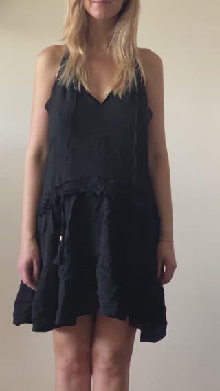 Slipping out of this black dress to give you a glimpse of my married body