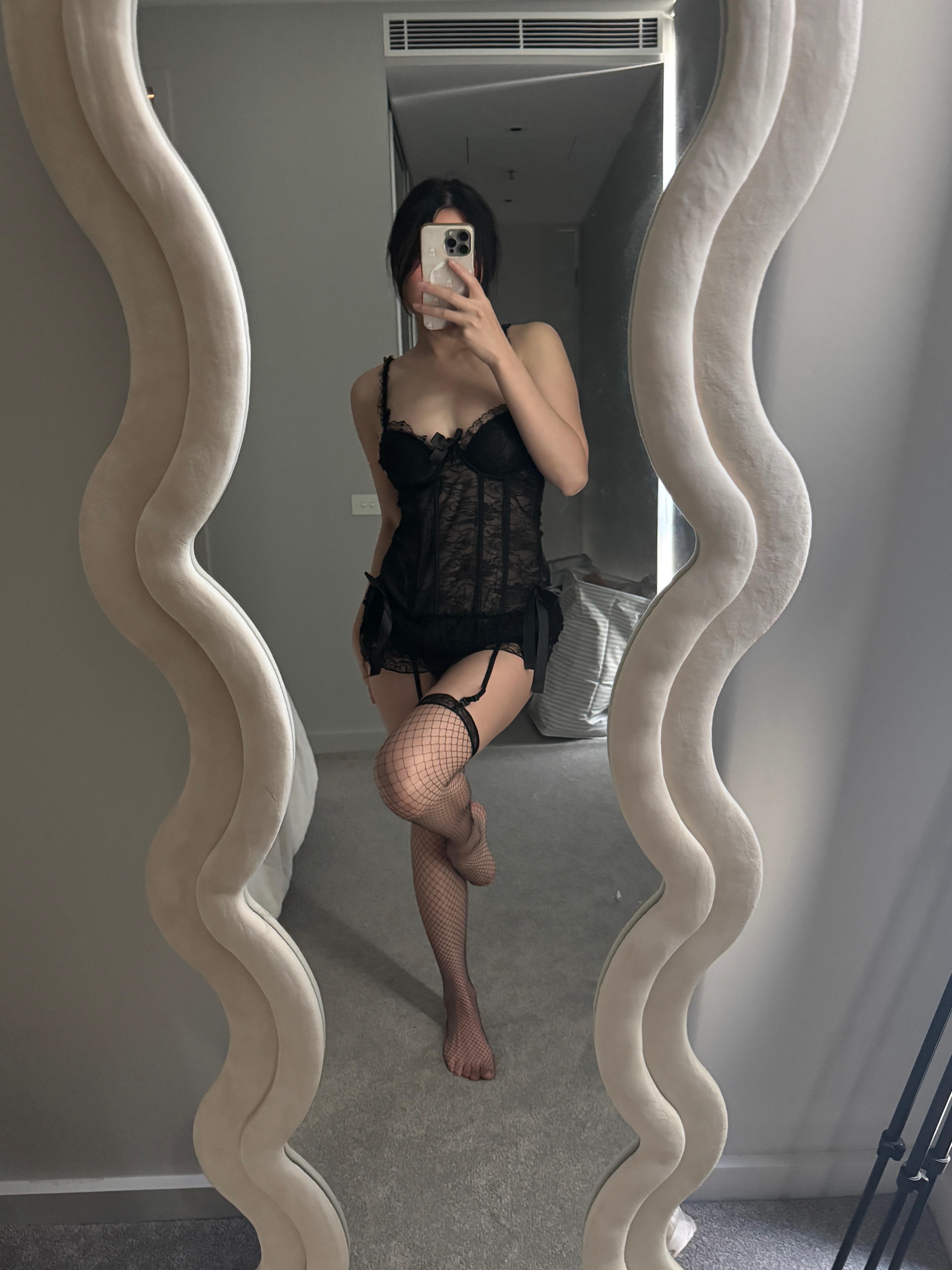 All in black because I’m in mourning for your self-control 😉