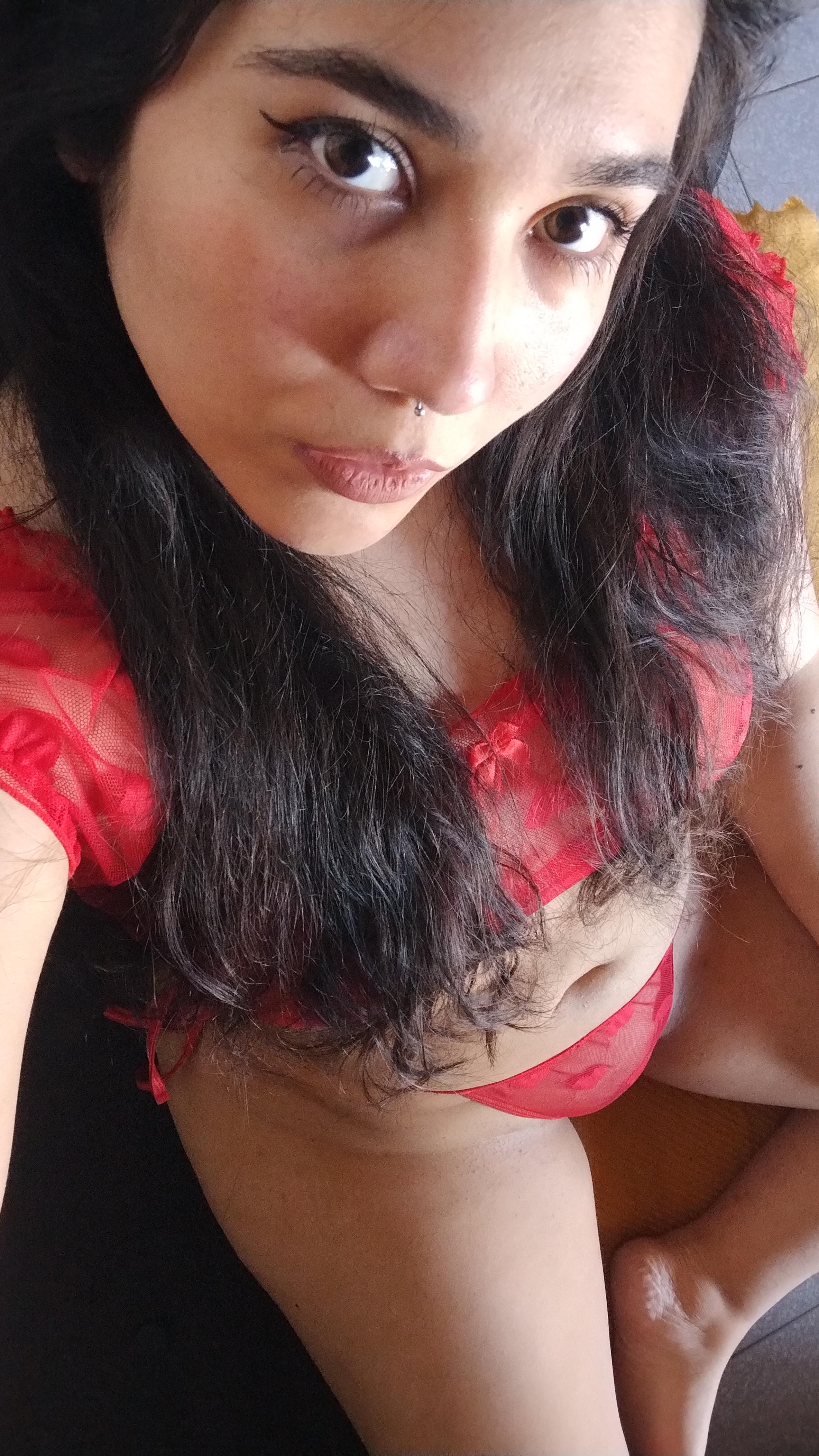 Today was a special day for my red lingerie