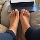 Letting my toes do the work