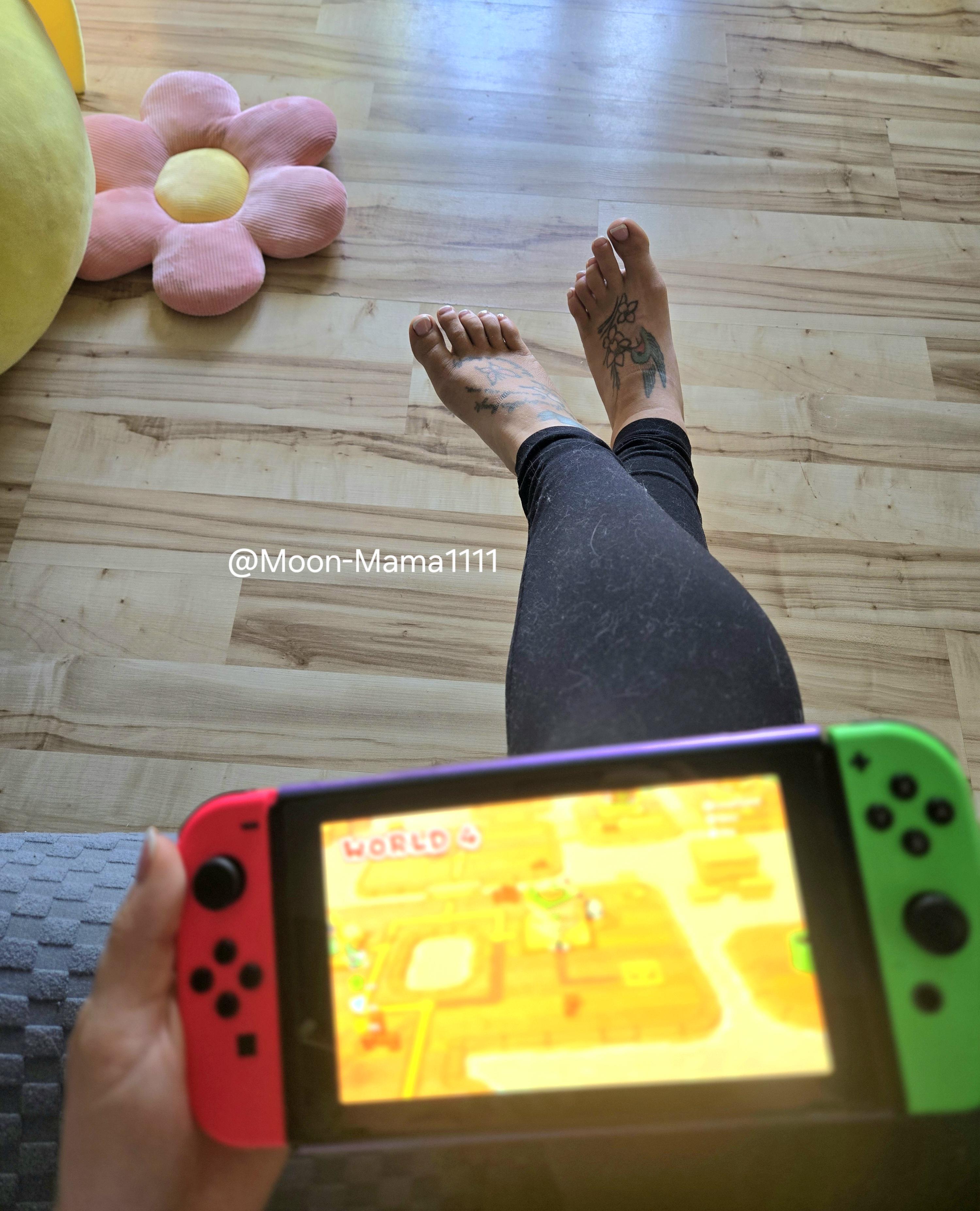 Just missing a good foot stool while I play my Switch.