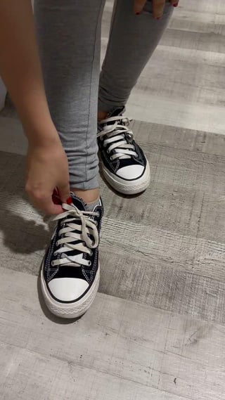 My sweaty feet after the gym!