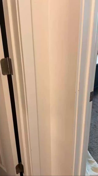 Testing hubby’s self control by making him wait in the hallway