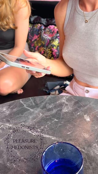 I know this may not be the most explicit thing on here but i felt that it beautifully captures the essence of a hotwife relationship…out at lunch with friends and just flashing what we got up to the night before to my husband without anyone being any the wiser