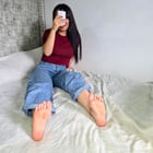 Would you play with me and my feet? I like seeing them from every angle