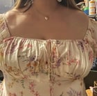 A slow tease of what’s under my new dress…