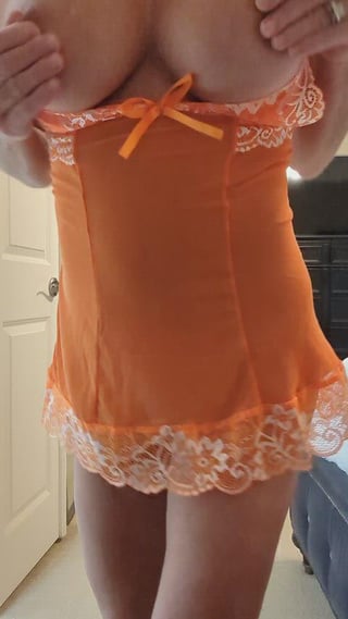 orange lace and a milf who’s horny on a Monday