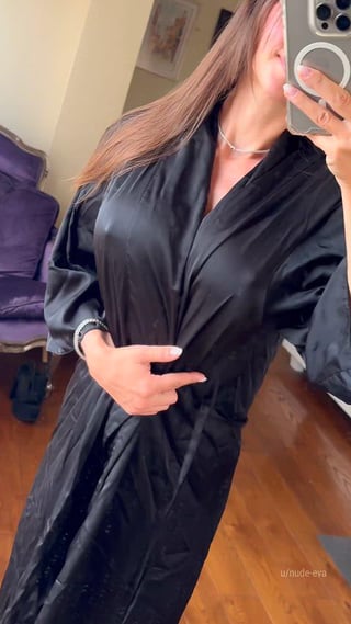 My stepson’s favorite bathrobe