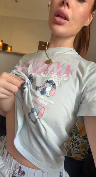 Would you stick your cock inbetween my titties?