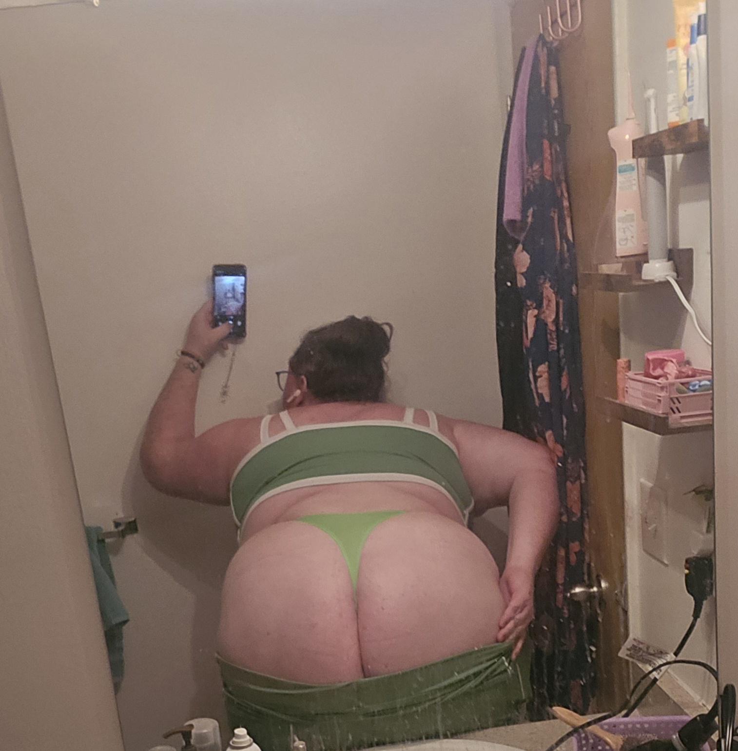 My thong always matches my workout set