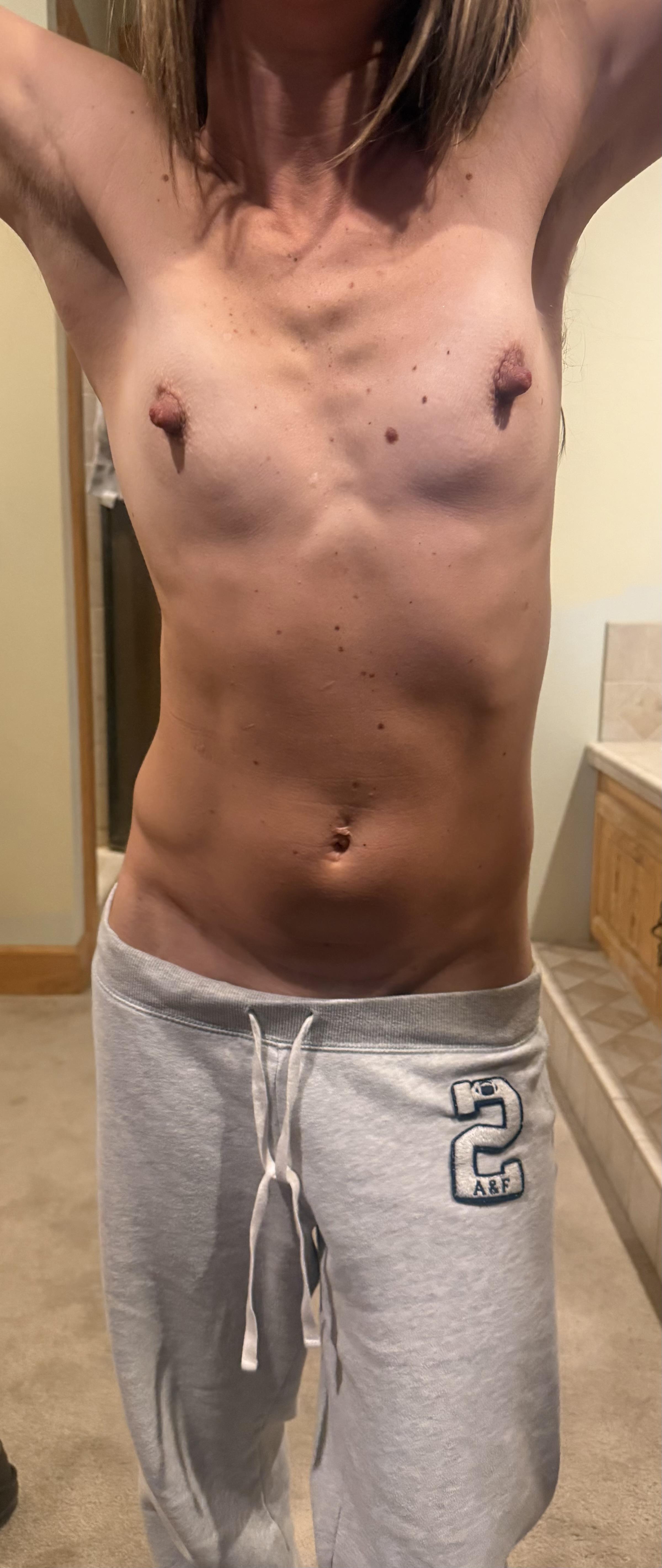 Abs, titties and sweats.