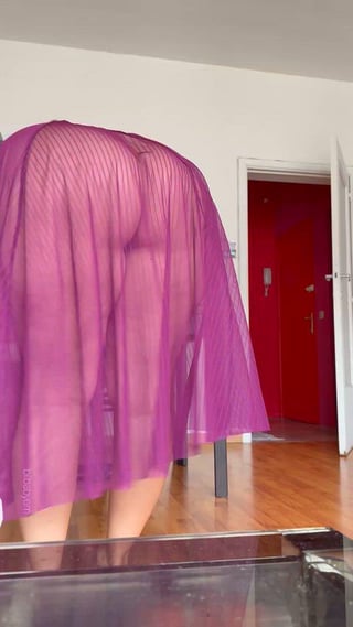 Tidying up with my butt
